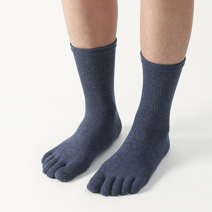 Ribbed Men’s Yoga Grip Socks
