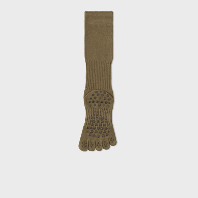 Long Compression Grip Socks