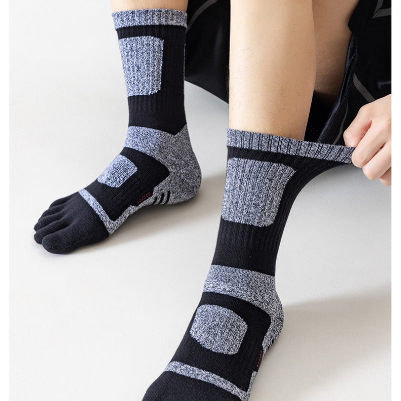 Men’s Towel Sole Toe Socks 3 Pack