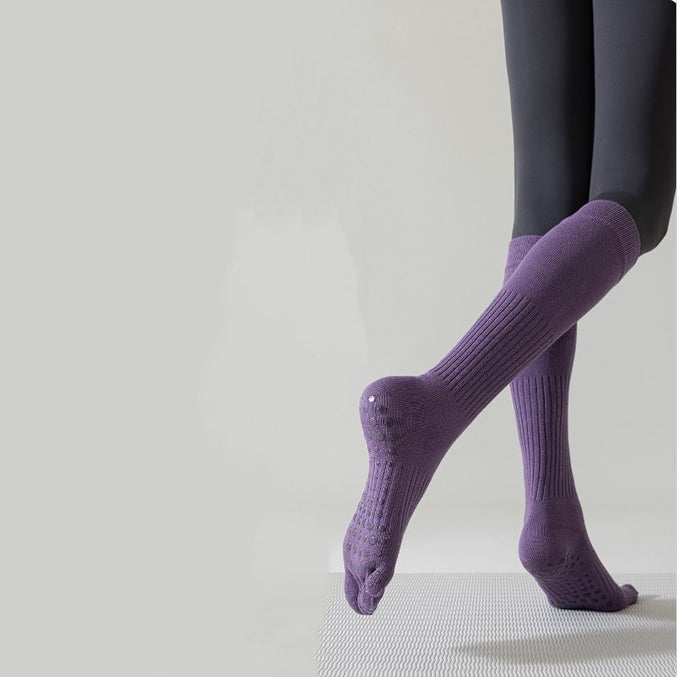 Long Compression Grip Socks