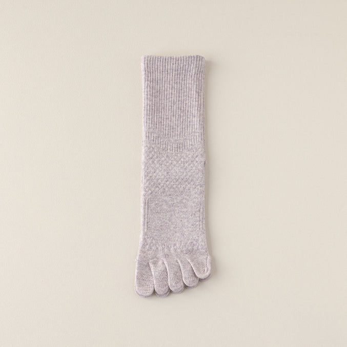 Antibacterial women’s five toe socks