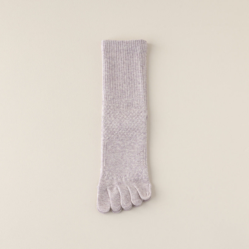 Antibacterial women’s five toe socks