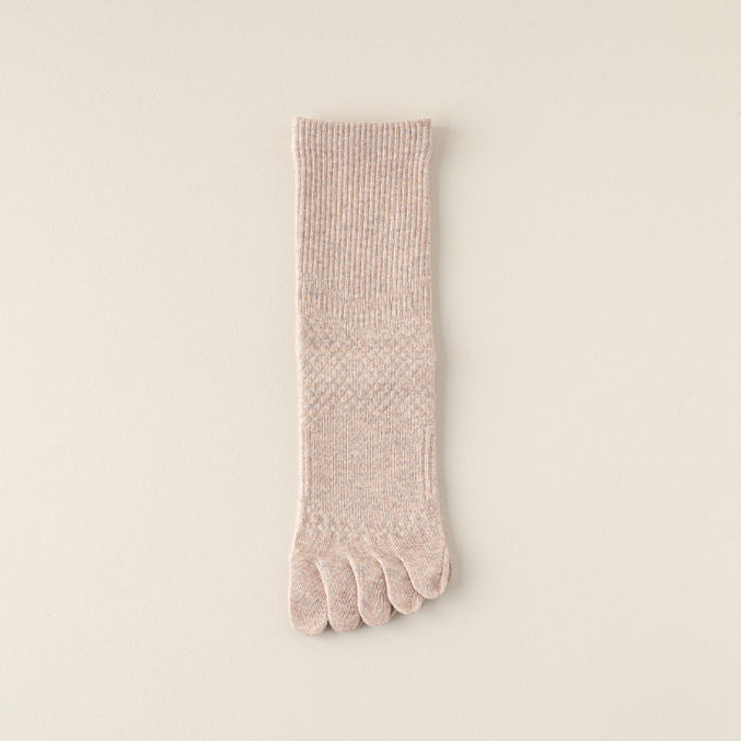 Antibacterial women’s five toe socks