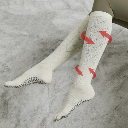 Long Calf Non Slip Yoga Socks