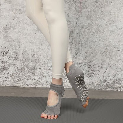 Open Toe Non Slip Grip Toe Socks
