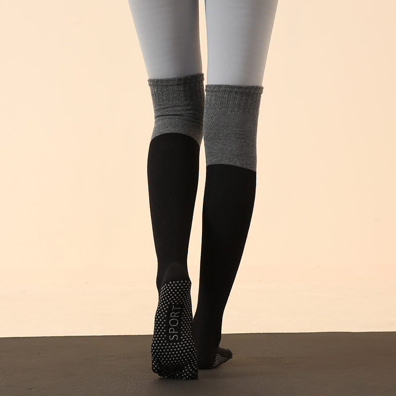 Over Knee Non Slip Grip Toe Socks set