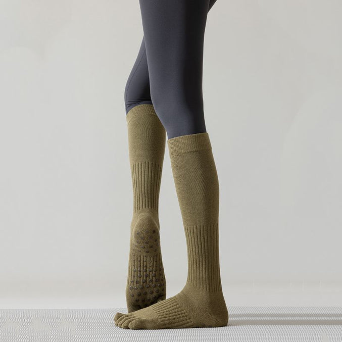 Long Compression Grip Socks