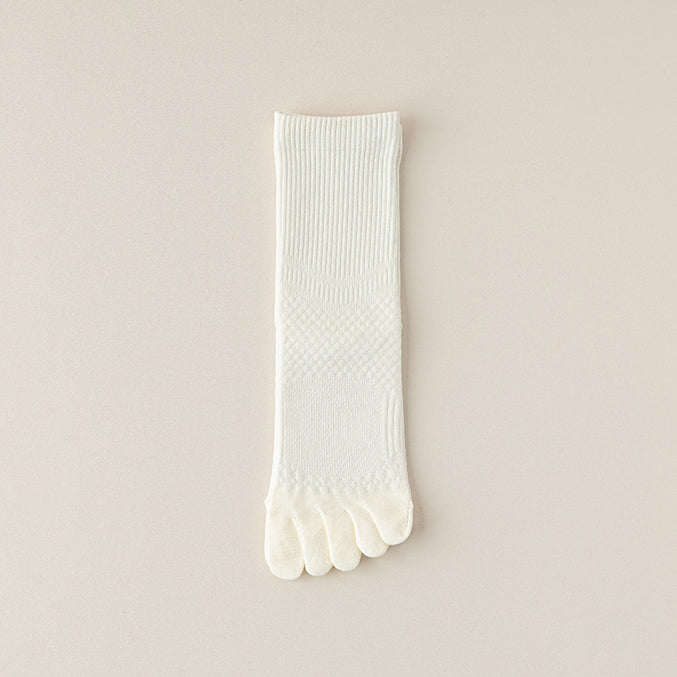 Antibacterial women’s five toe socks