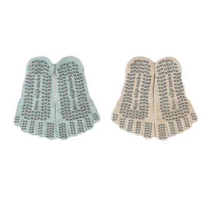 Full-toe lace-up backless Grip Socks Set