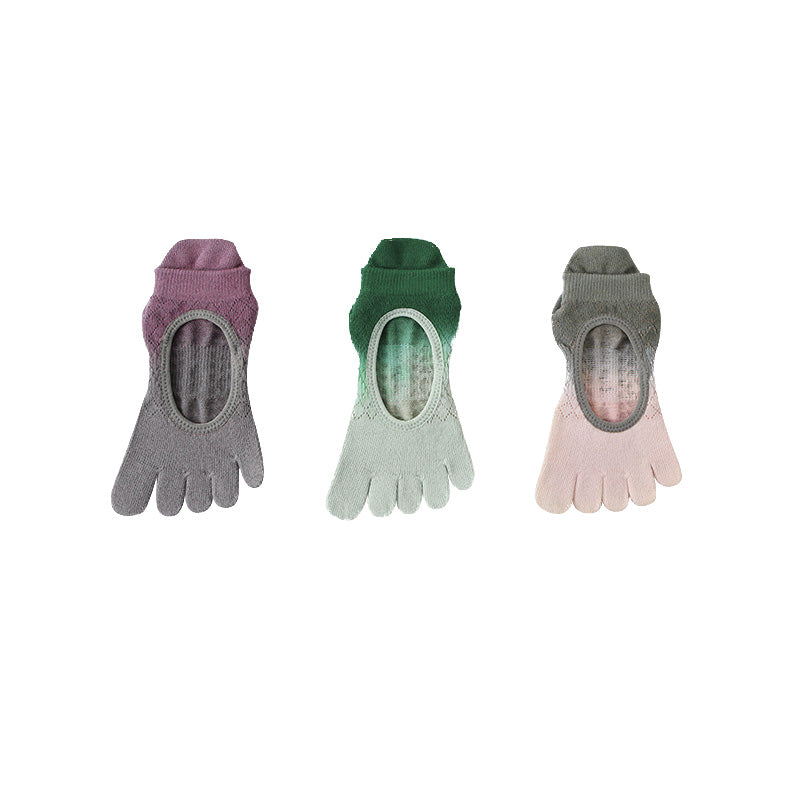 Gradient Open Back Grip Socks 3 pack