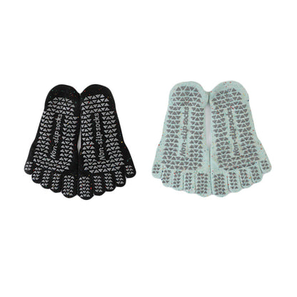 Full-toe lace-up backless Grip Socks Set