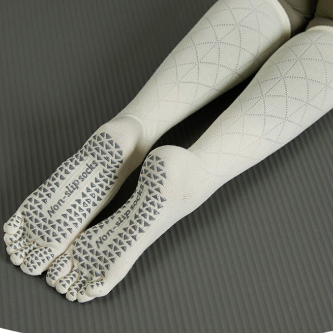 Long Calf Non Slip Yoga Socks 3 Pack