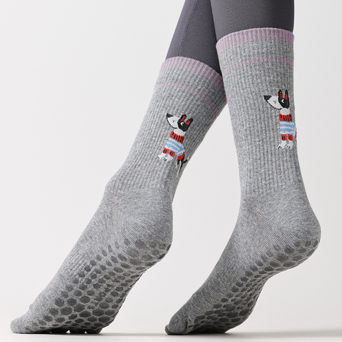 Women’s Yoga Grip Toe Socks 4 Pack