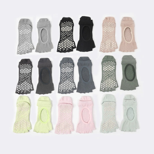 Open Toe Non Slip Grip Toe Socks set
